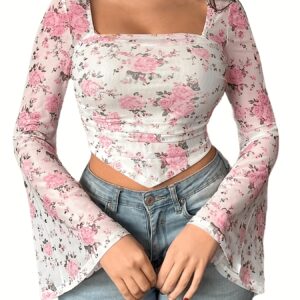 Elegant Women's Long Sleeve Blouse