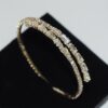 Elegant Silvery-Plated Cubic Zirconia Bracelet - Image 3