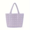 Women's Quilted Puffy Tote Bag - Image 12
