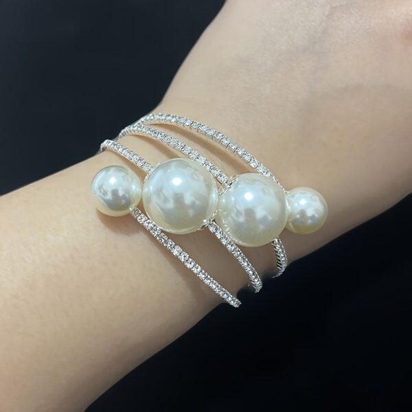 1 pc Bohemian Imitation Pearl Bracelet with Accents - Image 4