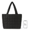 Women's Quilted Puffy Tote Bag - Image 7
