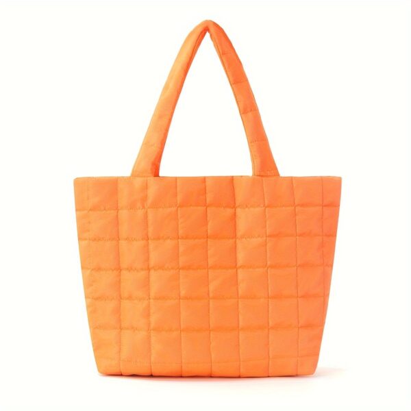 Women's Quilted Puffy Tote Bag - Image 14