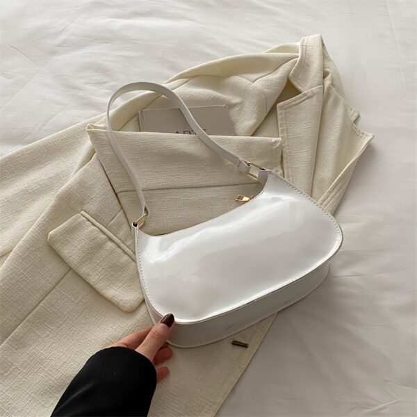 Lightweight Zipper Closure Shoulder Bag - Image 6
