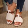 Women's Solid Color Casual Slides - Image 6