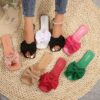 Women's Bowknot Decor Slide Sandals - Image 5