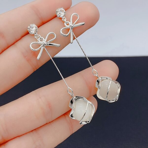 1 Pair Elegant Butterfly Bow Earrings