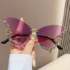 New Glasses Women's Butterfly Decorated Eyeglasses - Image 2