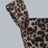 Backless Square Neck Tank Top with Micro-Elastic Leopard Print Straps - Image 3