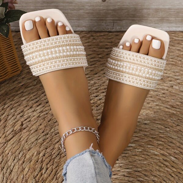 Elegant Women's Summer Flat Slide Sandals - Image 5