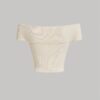 Women'S Off-Shoulder Twist Design Sleeveless Top - Image 3