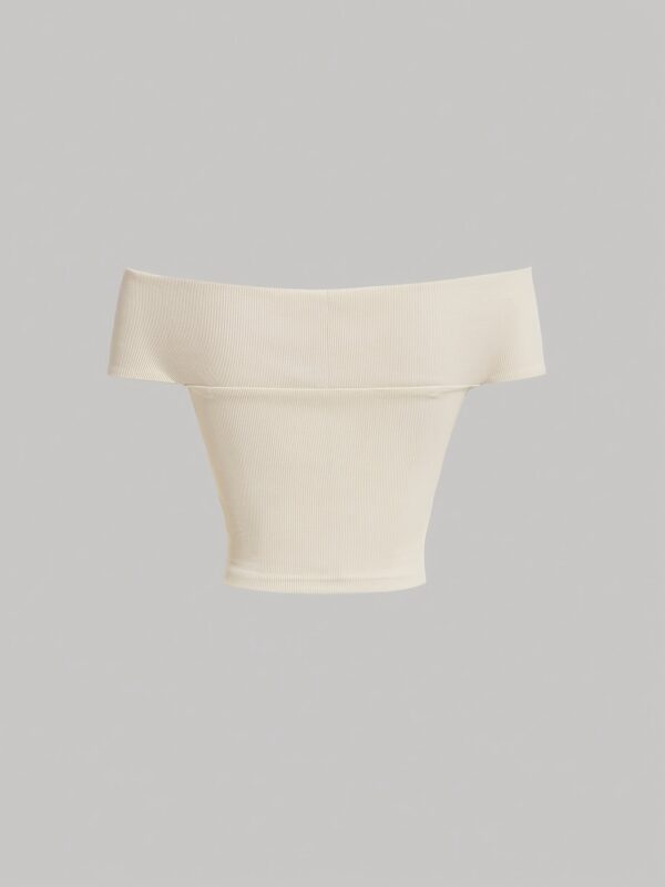 Women'S Off-Shoulder Twist Design Sleeveless Top - Image 3