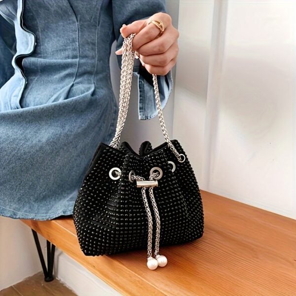 Mini Rhinestone Women's Bag - Image 6