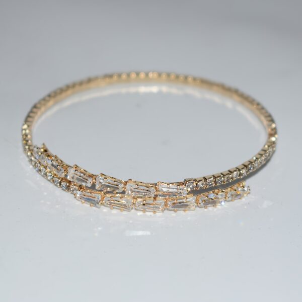 Elegant Silvery-Plated Cubic Zirconia Bracelet - Image 13