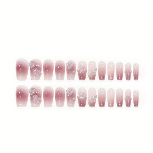 Starry Butterfly 002-Flower Pearl Fresh Nail Wear Nail - Image 5