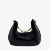 Luxe Black Link Hobo Handbag & Crossbody Bag - Image 2
