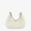 Luxe White Link Hobo Handbag & Crossbody Bag - Image 3