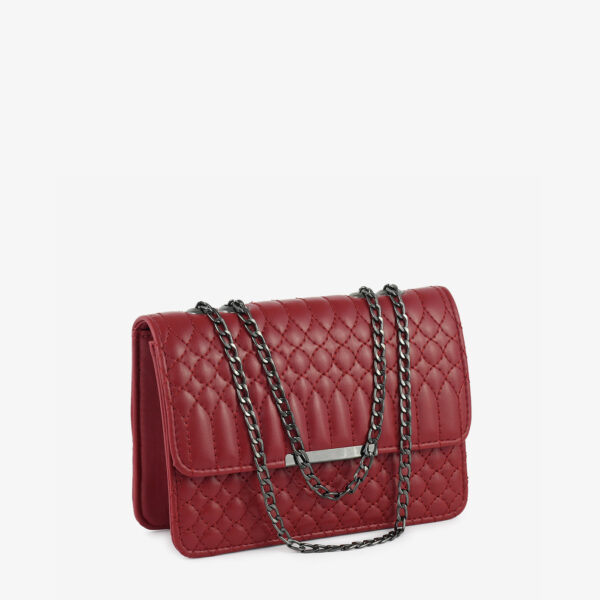 Noir Quilt Chain Crossbody Handbag & Shoulder Bag