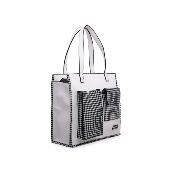 Elegant White Formal Handbag