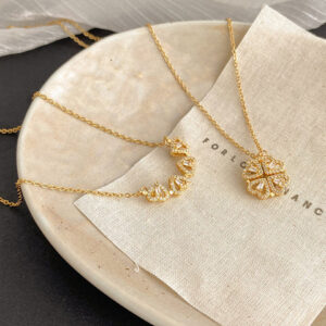 2 way heart necklace