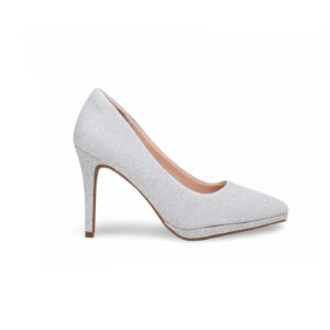 Glitter Pointed Toe Pump Heels