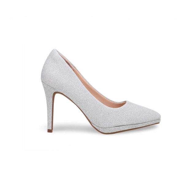 Glitter Pointed Toe Pump Heels