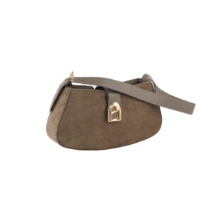 Suede Arch Luxe Handbag