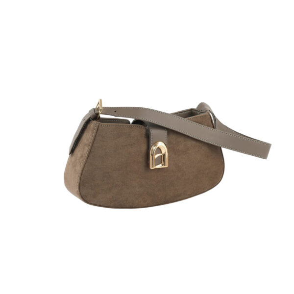 Suede Arch Luxe Handbag