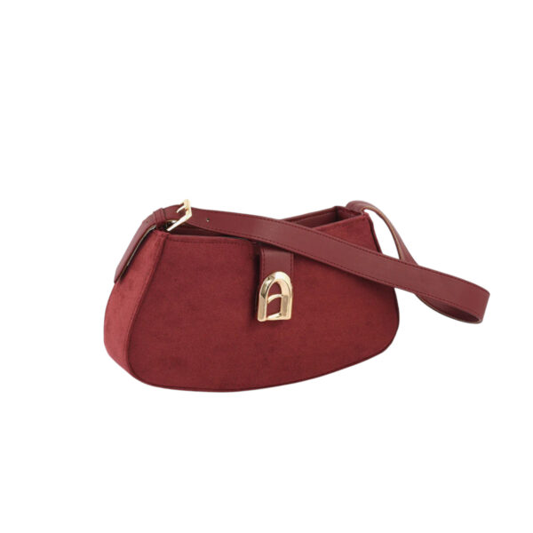 Suede Arch Luxe Handbag