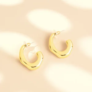 Dome Hoop Earrings