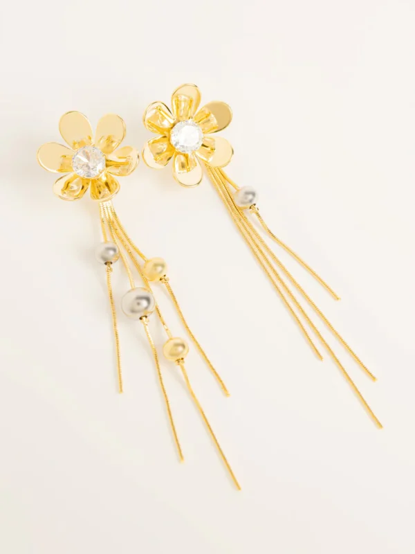 Dramatic Floral Earrings