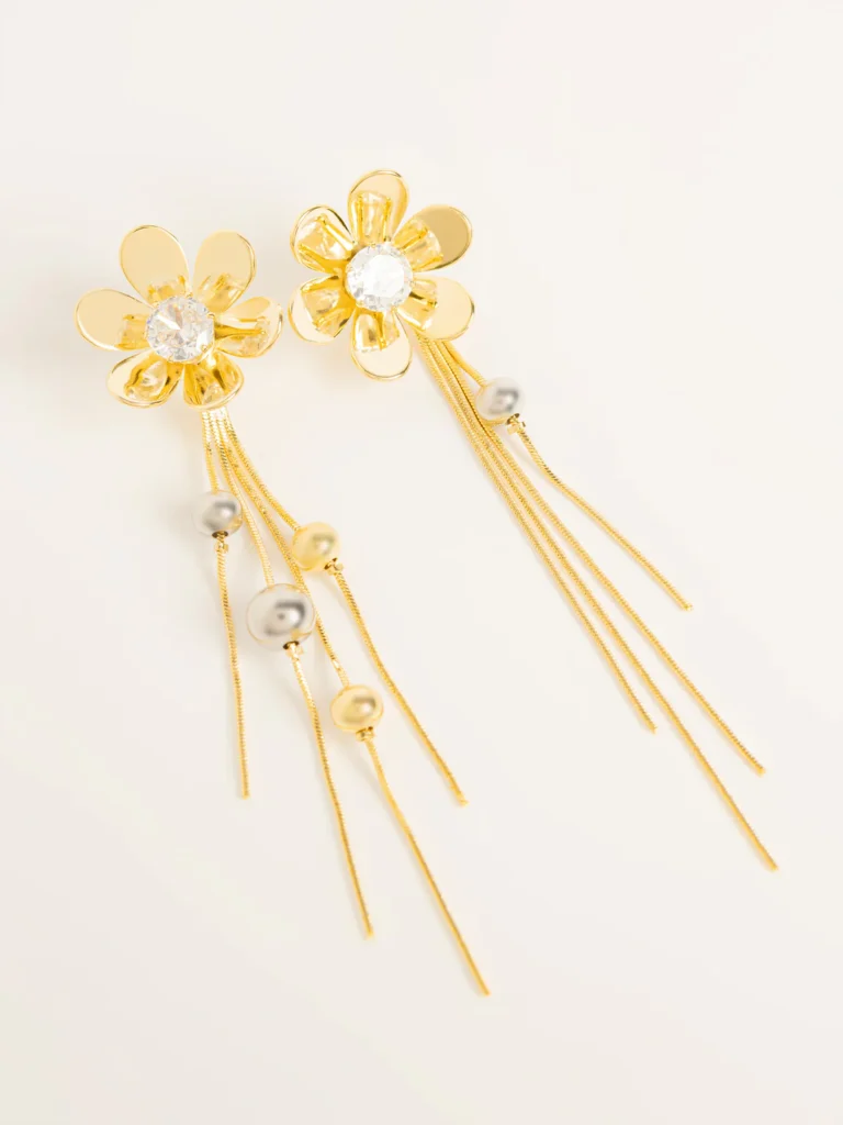 Dramatic Floral Earrings