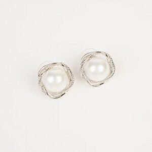 Floral Pearl Studs