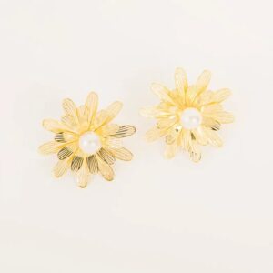 Floral Wire Earrings