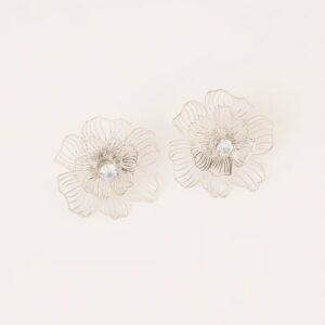 Floral Wire Earrings