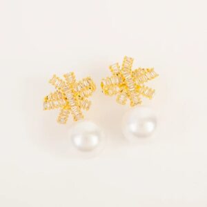 Crystal Frame Earrings