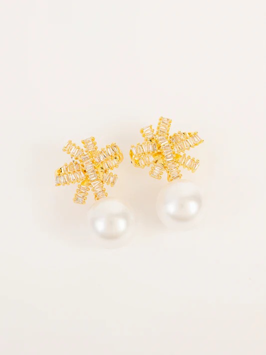 Crystal Frame Earrings