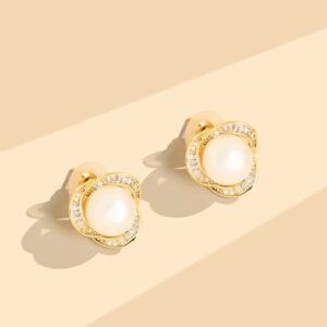 Pearl Stud Earrings