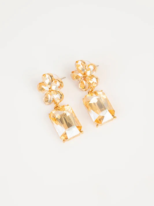 Wire Flower Earrings