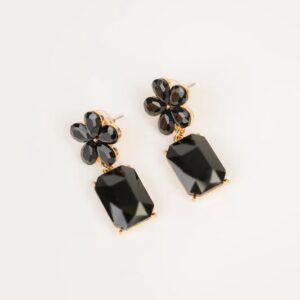 Crystal Floral Earrings