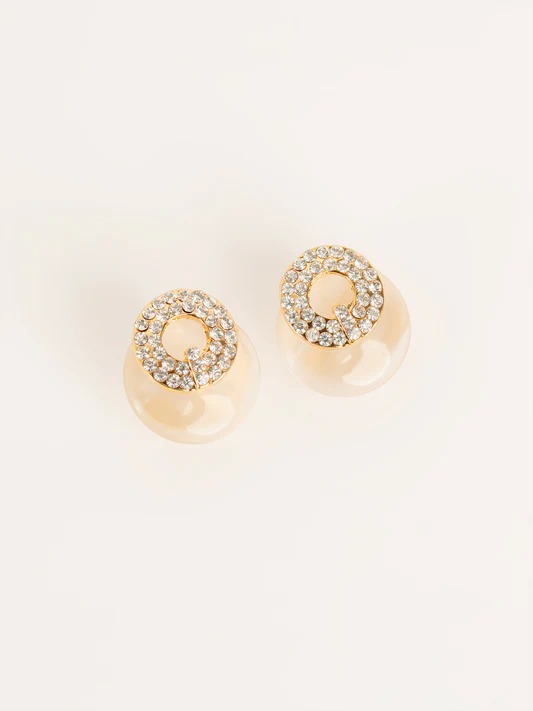 Floral Pearl Studs