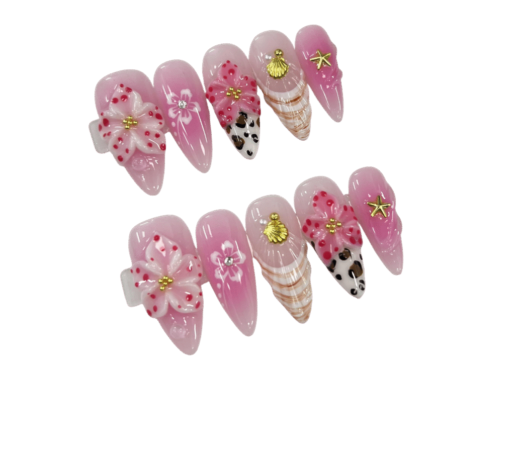 Medium Almond Press-On Nails
